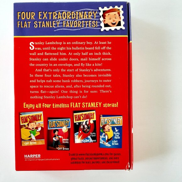 Flat Stanley Box Set Jeff Brown 4 Paperback Books Collection Bundle Chapter - Picture 5 of 6